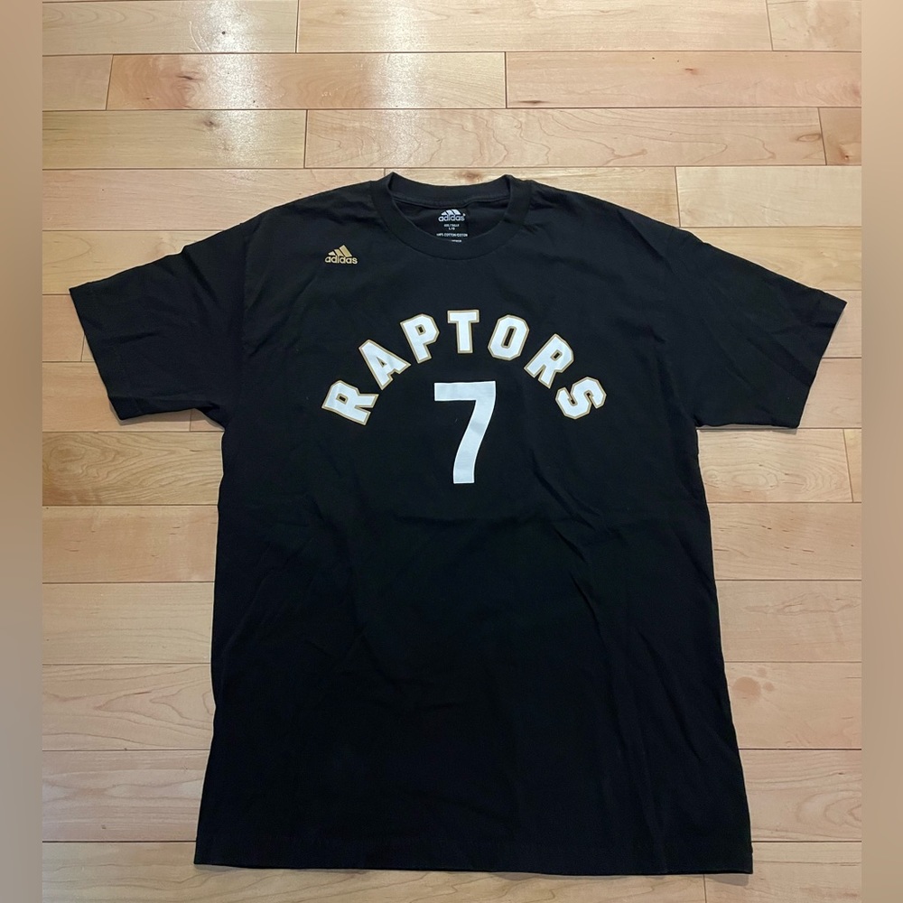 Adidas Toronto Raptors T Shirt #7 Kyle Lowry Large